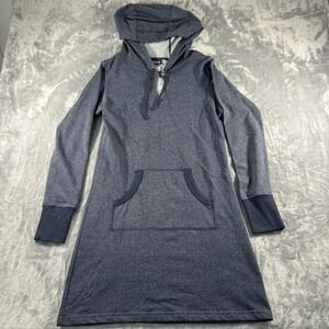 Patagonia Heather Navy Hooded Pullover Dress